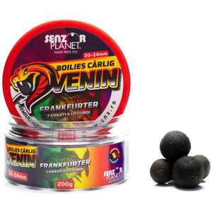 Boilies Carlig Senzor Venin, Frankfurter, 20-24mm, 200g
