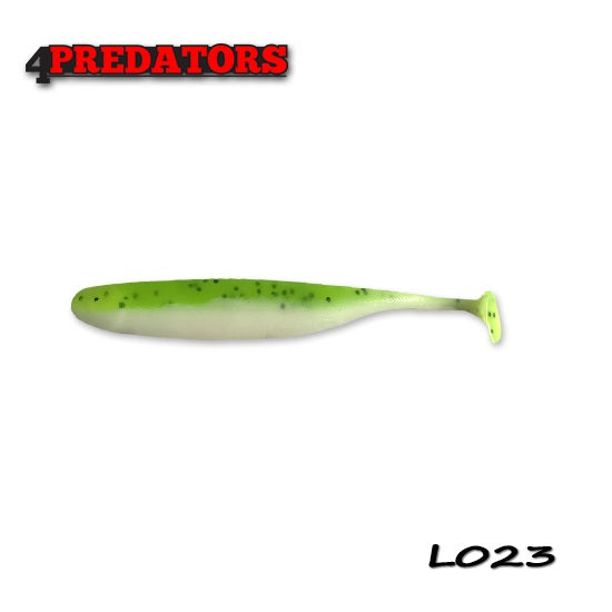4Predators Finesse Impact Floating 7 CM L023 Green Pepper  White 7 buc/plic