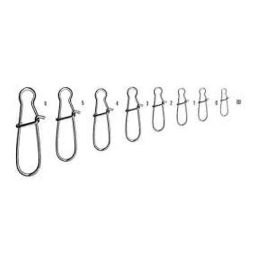 Agrafa Mustad Duo Lock Nr.0/26kg/10buc