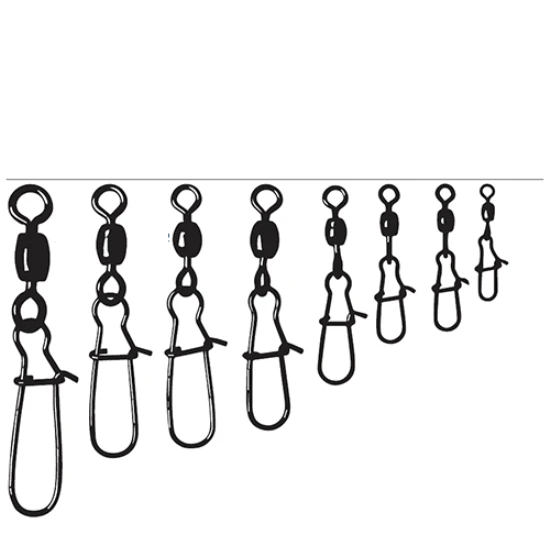 Agrafa Mustad Duo Lock+vartej Nr.6/23kg/10buc