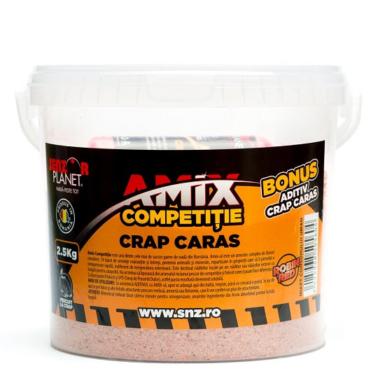 AMIX COMPETITIE CRAP CARAS (ROSU) 2,5kg CU ADITIV 250ml BONUS