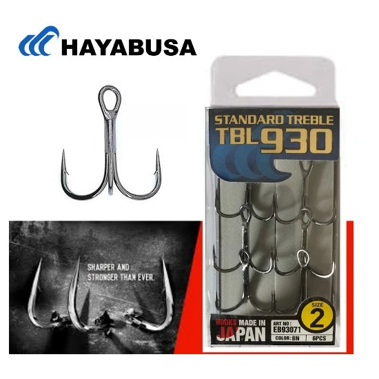 Ancore Hayabusa Tbl 930 Black Nichel Nr 2  6 Buc