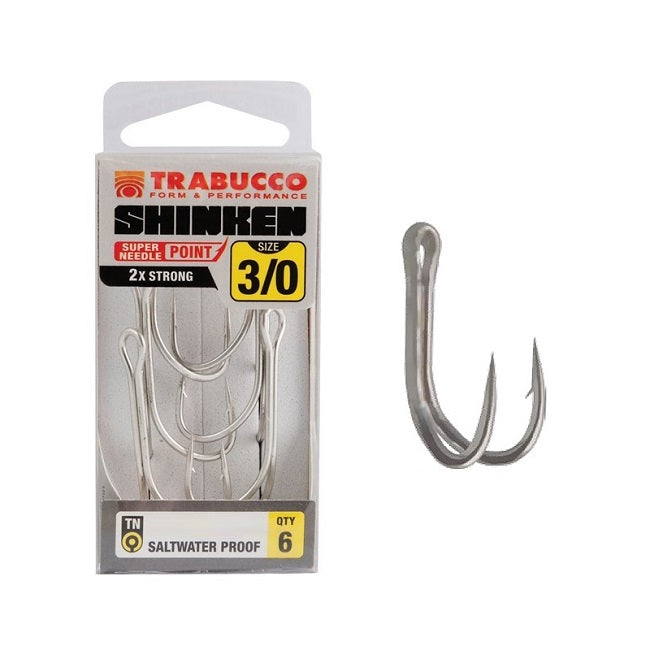ANCORE  TRABUCCO DUBLE SHINKEN H-41 NR 4/0 4BUC/PLIC