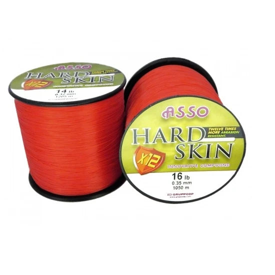 Asso Hard Skin Solid Red 0.32mm 14 Lb 1205m