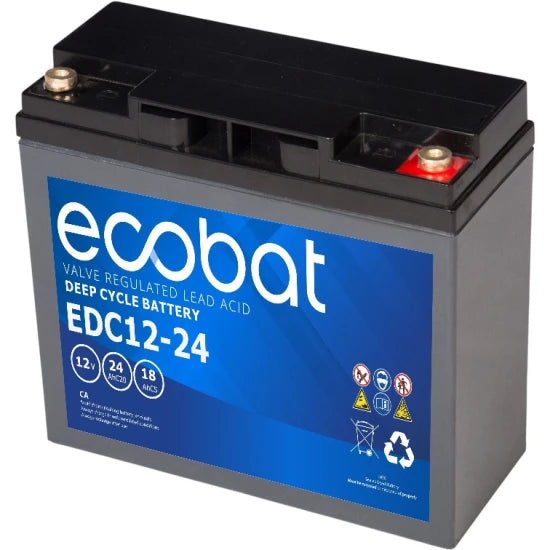 Acumulator Agm Deep Cycle Ecobat, 12v, 24ah
