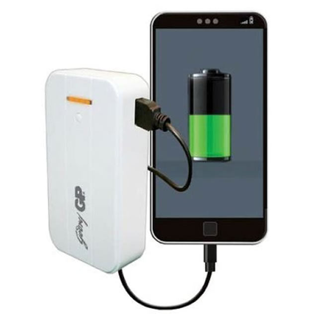 Acumulator Extern Powerbank Godrej GP, 4200 mAh, White