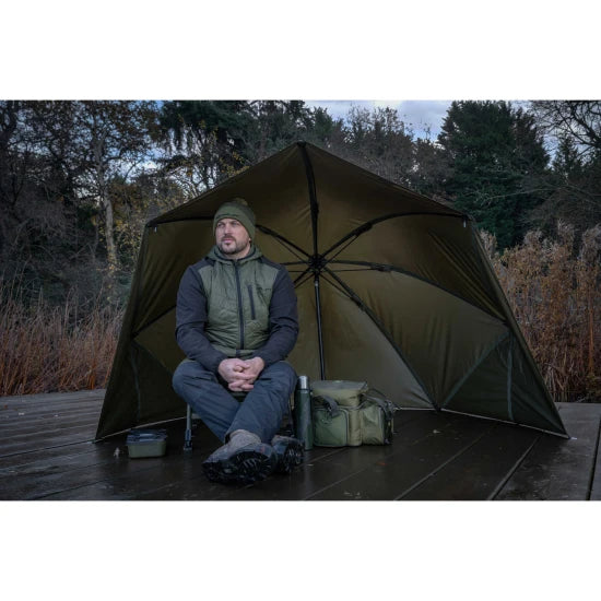 Adapost Tip Umbrela Korum Progress Graphite Brolly 140x210cm