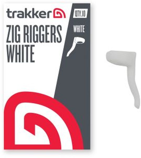 Adaptor Trakker Zig Fishing Riggers, White, 10buc/plic
