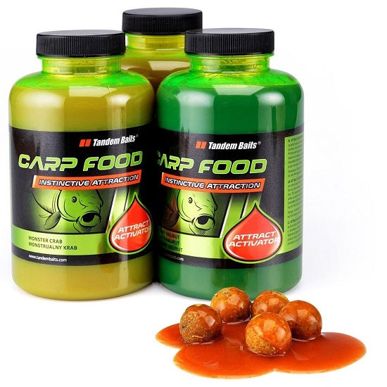 Aditiv Lichid Tandem Baits Carp Food Attract Activator 500ml  Fish And Crustacean