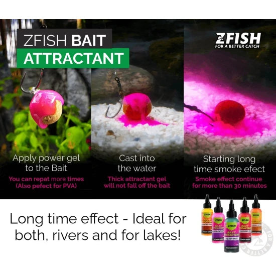 Aditiv Zfish Dip Bait Attractant, Mango-cherry, Red, 60ml