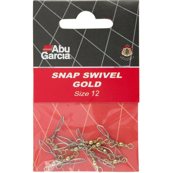Agrafa Abu Garcia Snap Swivels Gold, Nr.1, 10buc/pac