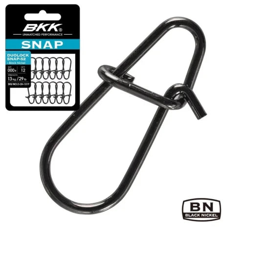 Agrafa Bkk Duolock Snap-52 Black Nickel Nr.1 / 31kg, 12buc/pac