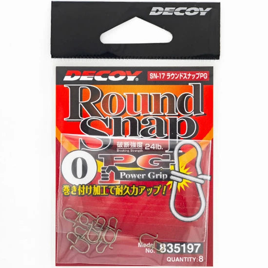 Agrafa Decoy Sn-17 Round Snap Pg Power Grip Nr.1, 30lbs/13.60kg, 8buc/pac