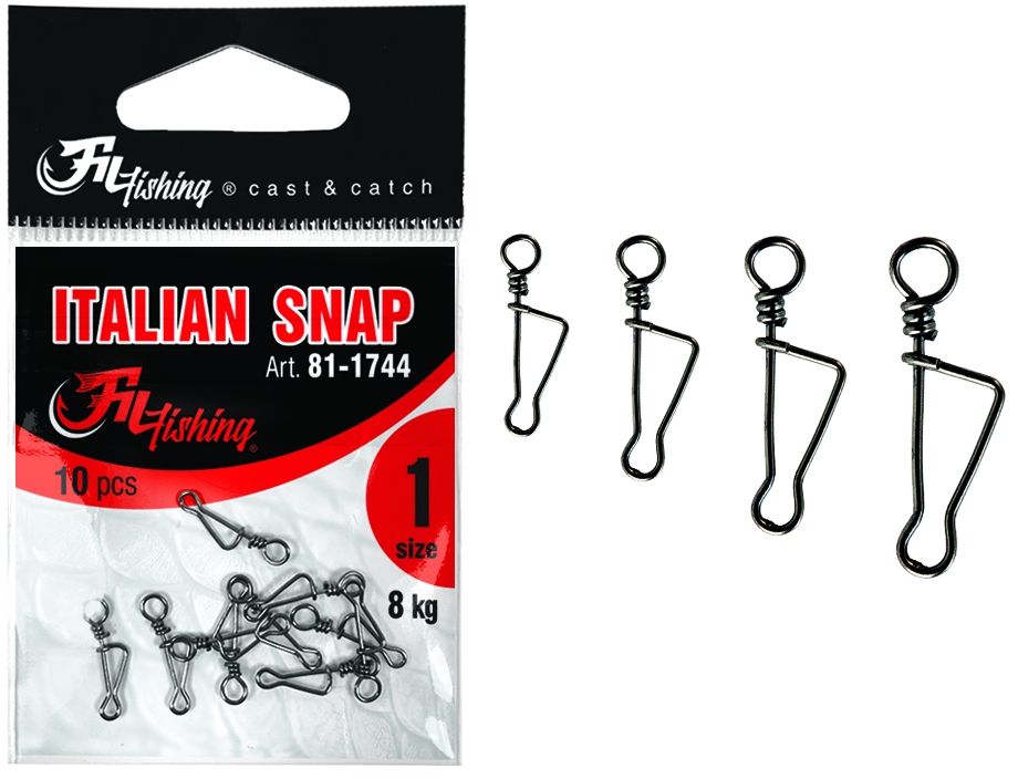 Agrafa FILFISHING Filex Italian Snap, Marime SS, 10buc/pac