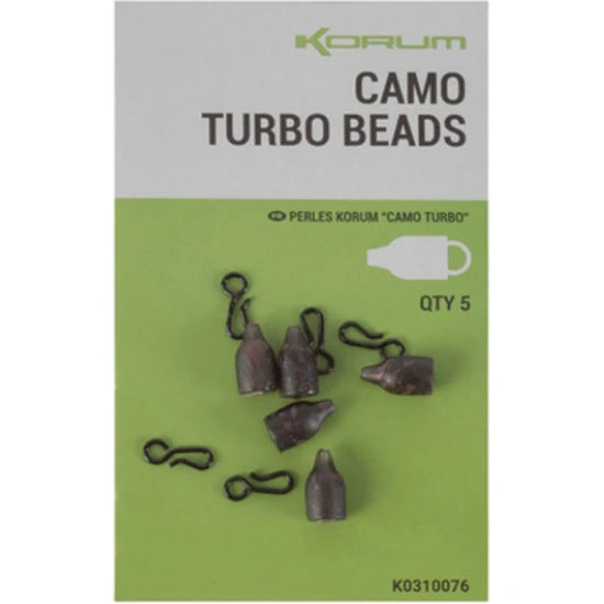 Agrafa Korum Camo Turbo Beads, 5buc/pac