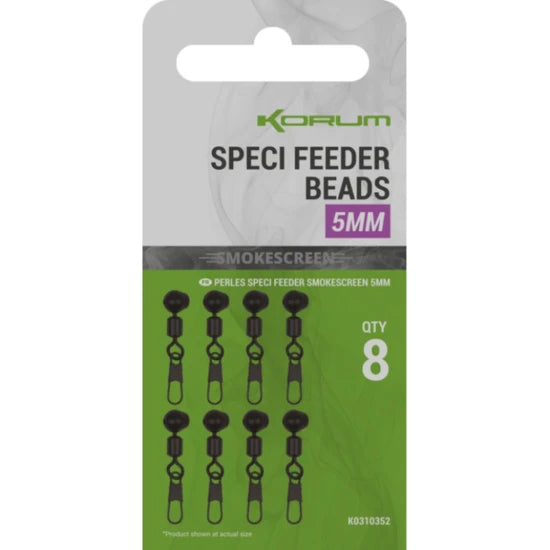 Agrafa Korum Smokescreen Feeder Beads, 5mm, 8buc/pac