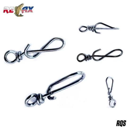 Agrafa Rapida Relax Tackle Spiral Quick Snap Nr.2, 0.6mm, 10kg, 10buc/pac