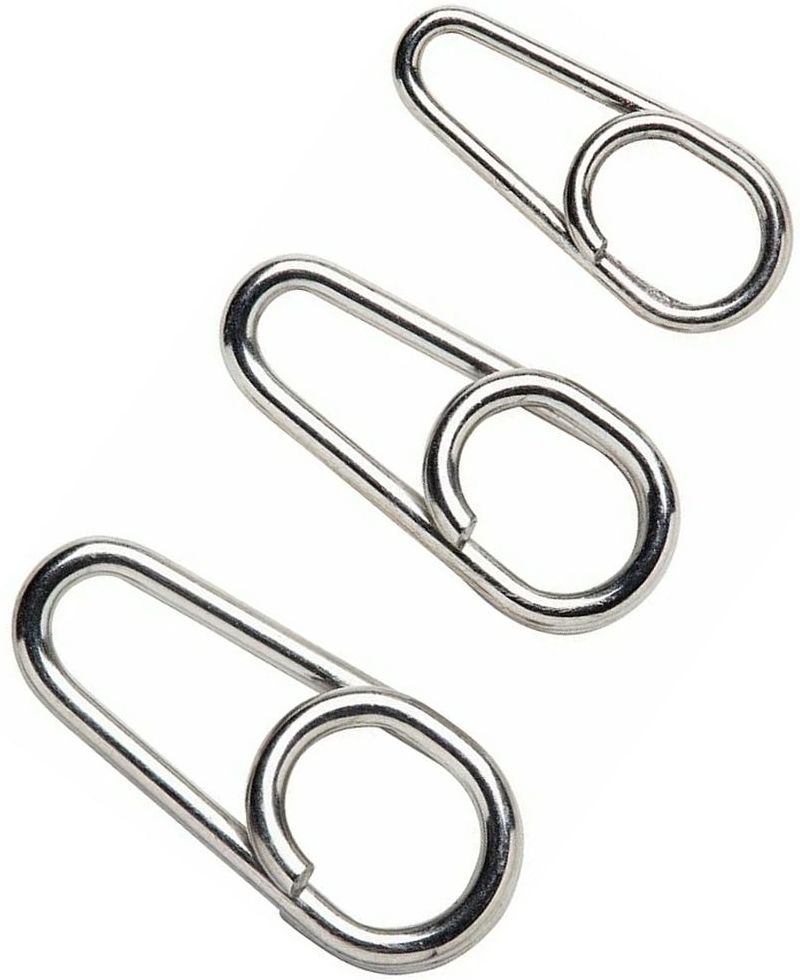 Agrafa Rapida SAVAGE GEAR Custom Salt Splitring Snaps Small, 15buc/pac