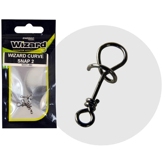 Agrafa Spirala Wizard Curve Snap Nr.2, 5buc/pac