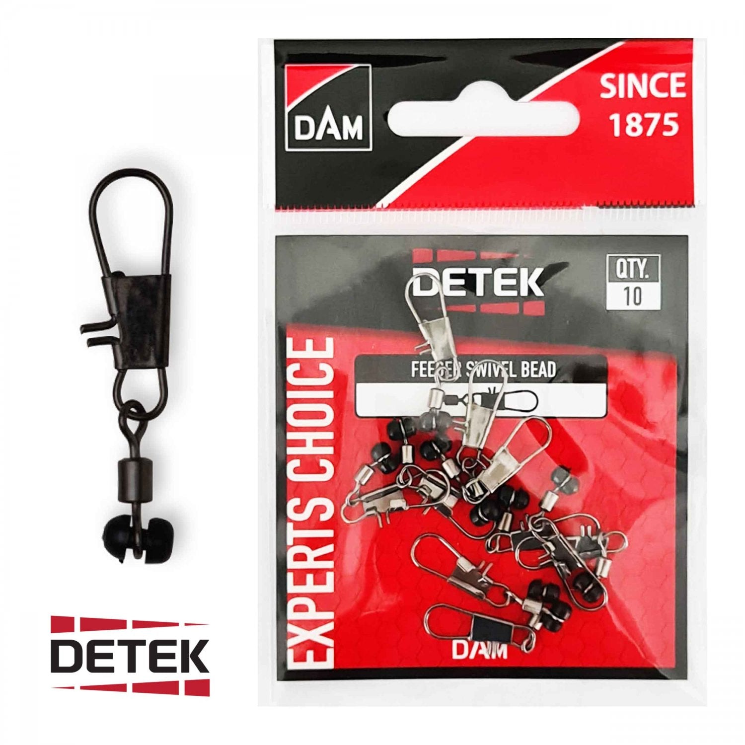 Agrafa Vartej Rolling DAM Detek Swivel Bead cu Margea Culisanta