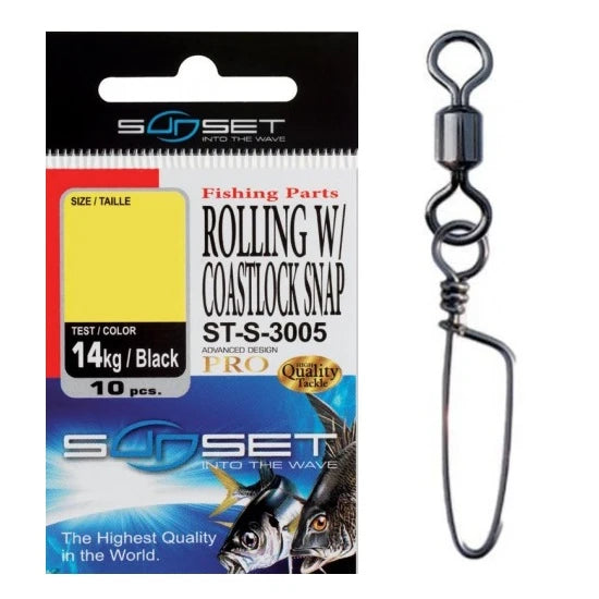 Agrafa Vartej Sunset St Rolling Coastlock Snap St-s-3005 Nr6 14kg