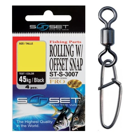 Agrafa Vartej Sunset St Rolling Offset Snap St-s-3007 Nr8 7kg