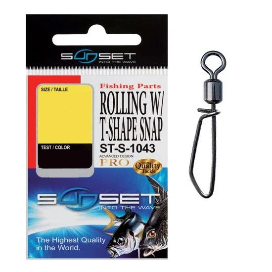 Agrafa Vartej Sunset St Rolling Wt Shape Snap St-s-1043 Nr 1/0 60kg