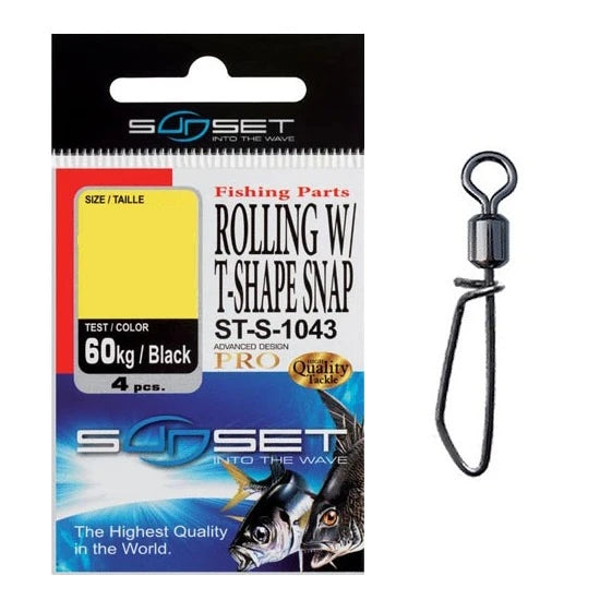 Agrafa Vartej Sunset St Rolling Wt Shape Snap St-s-1043 Nr10 14kg