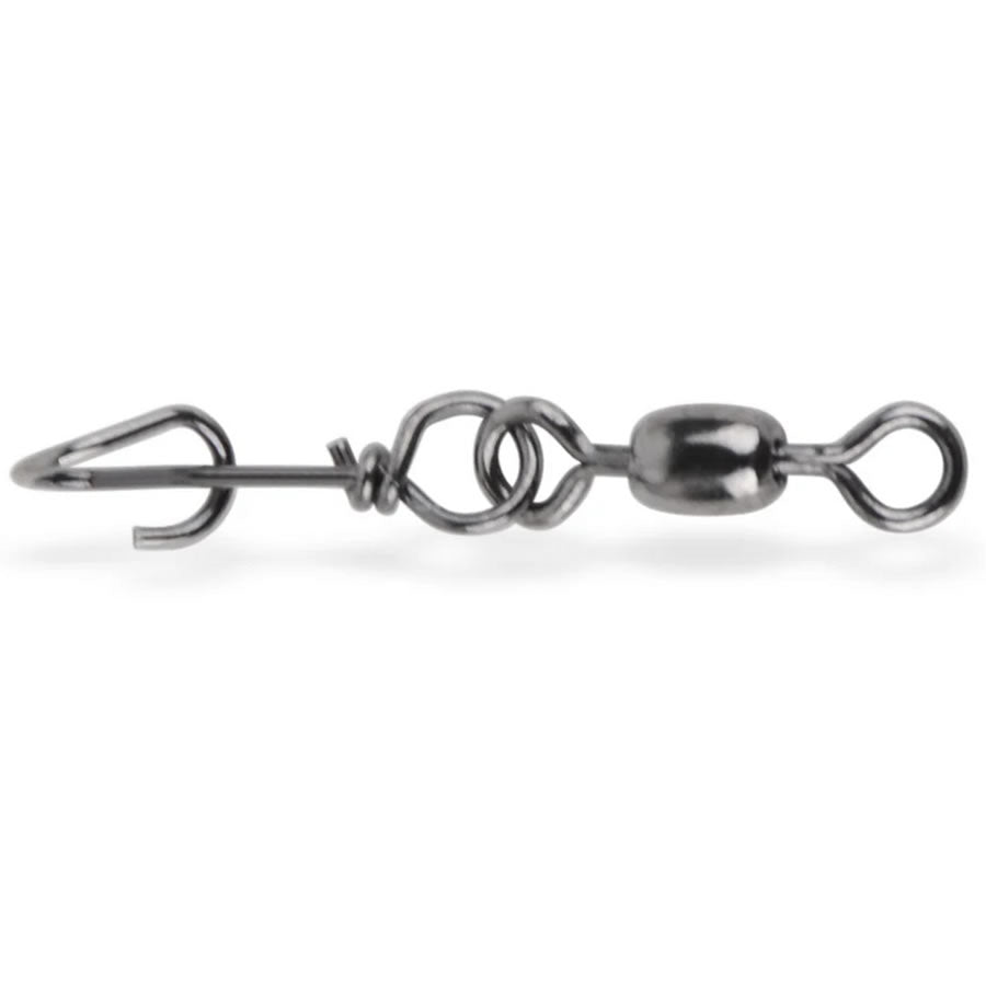 Agrafa cu Vartej MUSTAD Crane Swivel with Fastach Clip, Nr.6, 10buc/pac