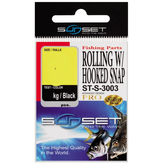Agrafa Cu Vartej Rolling Sunset Hooked Snap St-s-3003 Nr.4, 28kg, 8buc/pac