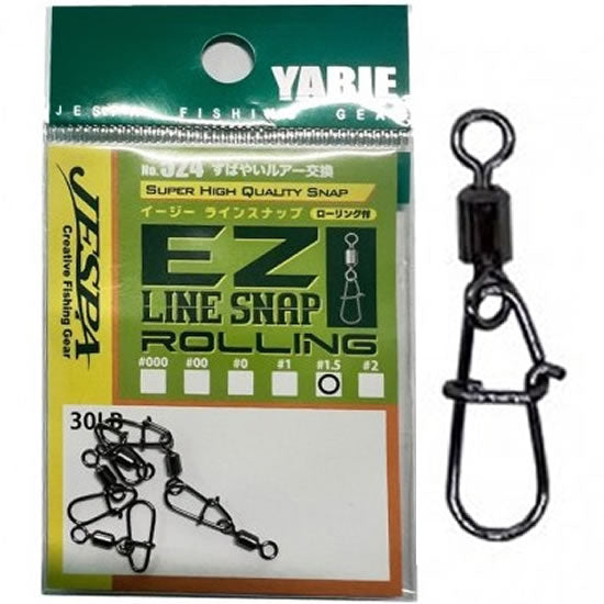 Agrafa cu Vartej YARIE Jespa 524 EZ Line Snap, Nr.1, 26lb, 5buc/pac