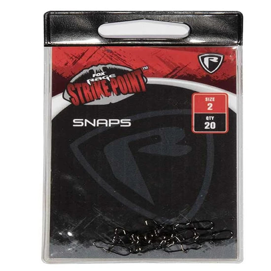 Agrafe Fox Rage Strike Point Snap Nr.1/0, 10buc