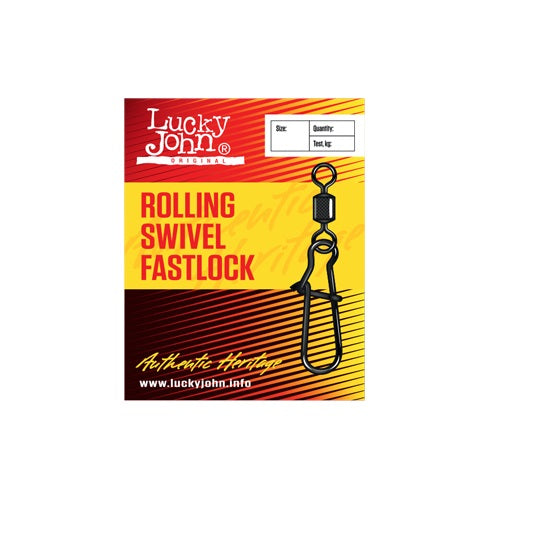 Agrafe Lucky John Fastlock cu vartej nr 6 25 kg Black Nickel  10 buc/plic