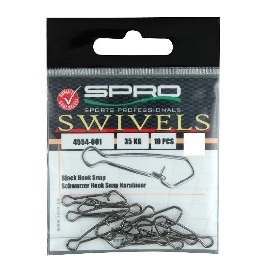 Agrafe Spro Black Hook Snap Nr 1/35kg