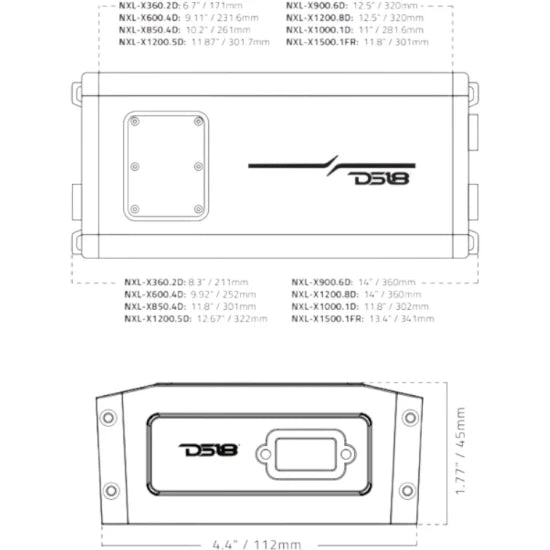 Amplificator Marin Ds18 Nxl-x1200.8d 8 Canale