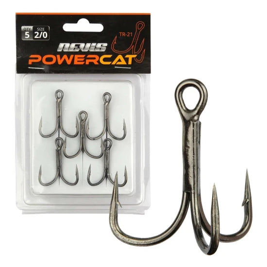 Ancora Nevis Power Cat Treble Hook Tr-21 Nr.6/0, 5buc/pac