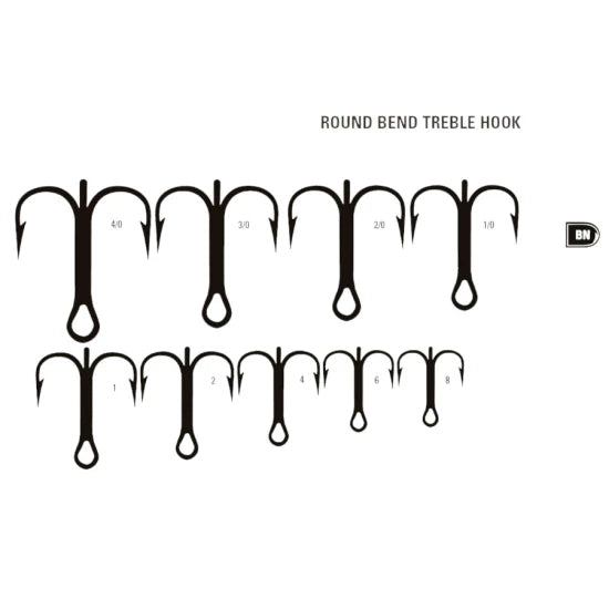 Ancora Tripla Mustad Nichel Scurta, Nr.8, 6buc/pac