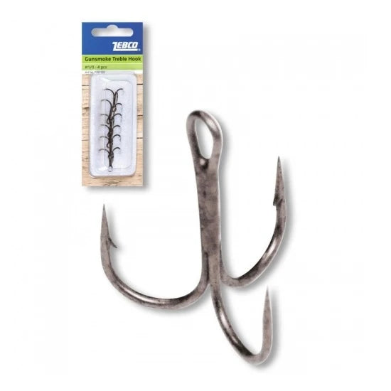 Ancora Zebco Topic Treble Hook Gunsmoke Nr.4