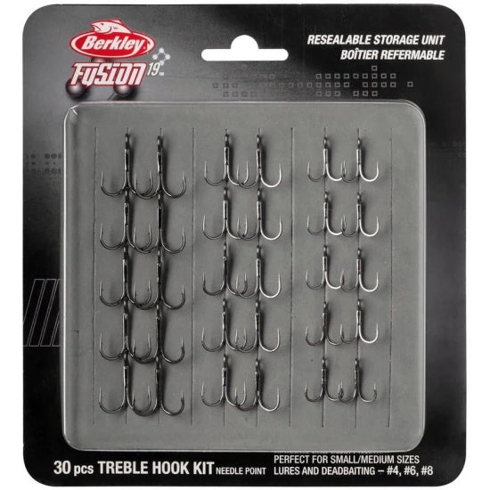 Ancore Berkley Fusion19 Small Treble Kit, 30buc/pac