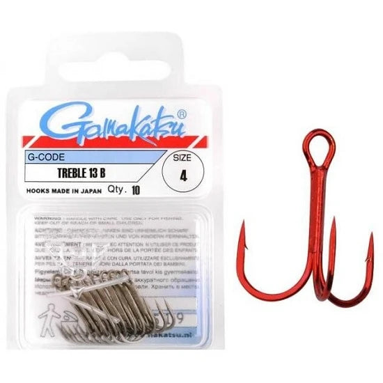 Ancore Gamakatsu 13r Red Nr.12 10buc/plic