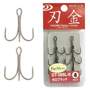 Ancore Vanfook Dt-38bl-b Barbless Treble Nr.6, 6buc/plic