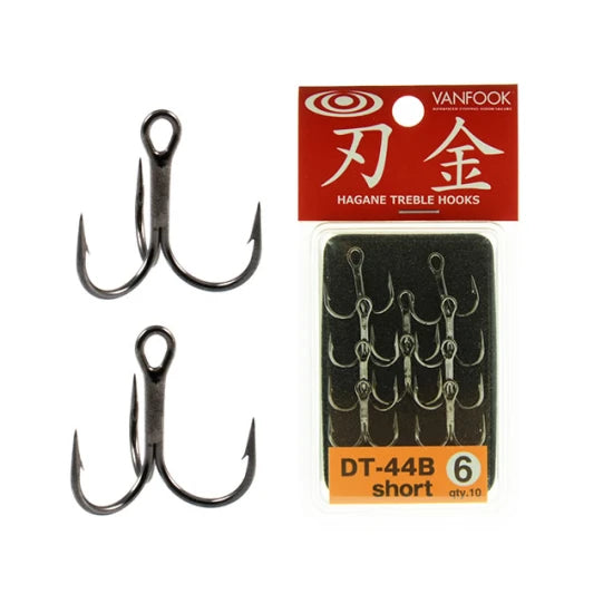 Ancore Vanfook Dt-44b Crank Minnow Short Shank Treble Nr.2