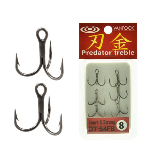 Ancore Vanfook Dt-54fb Short And Strong Predator Treble Nr.8