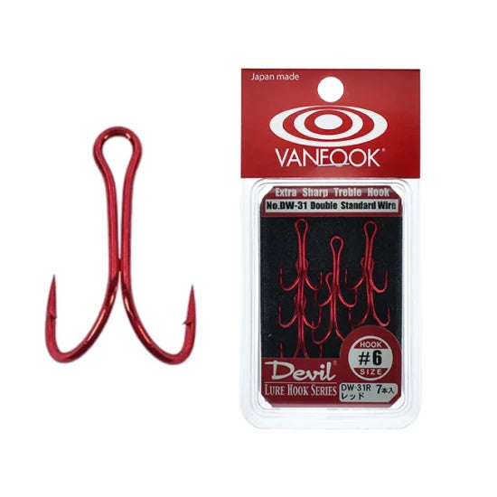 Ancore Duble Vanfook Dw-31r Red Devil Treble Nr.6