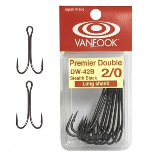 Ancore Duble Vanfook Dw-42b Long Shank Premier Double Treble Nr.3/0, 7buc/plic