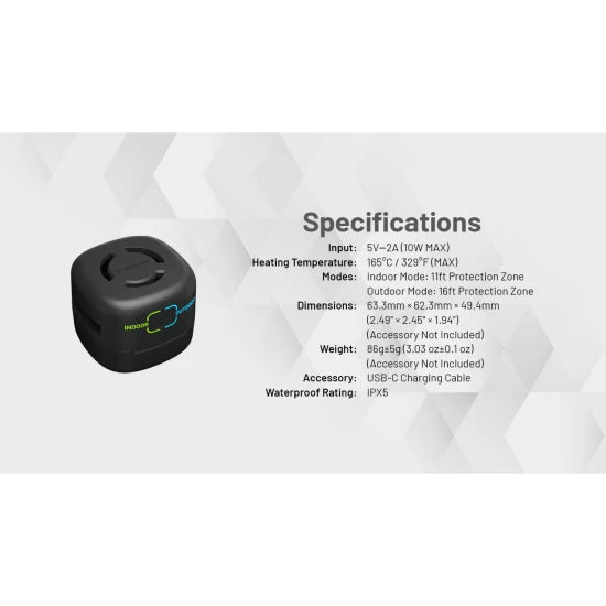 Aparat Anti Tantari Nitecore Emr30 Se Portable Electronic Mosquito Repeller