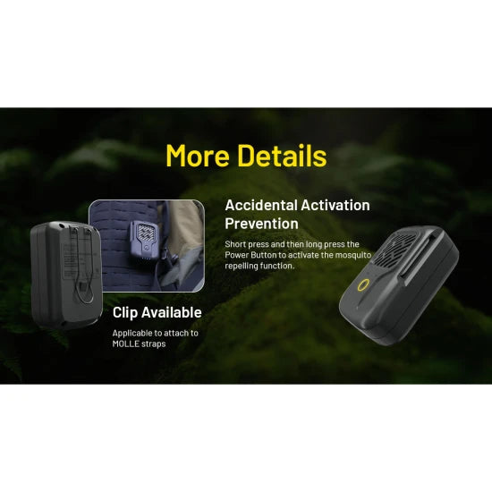 Aparat Anti Tantari Nitecore Emr40 Mosquito Repellent Device With Built-in Battery