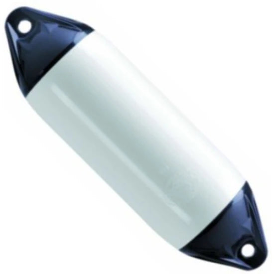 Aparatoare Ambarcatiuni Polyform Fender F7 Weib M. Dunkelblauen Kappen, 1buc/pac