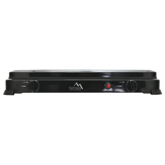 Aragaz Cattara Cu 2 Arzatoare Portabil Family, 58x28x5.4cm