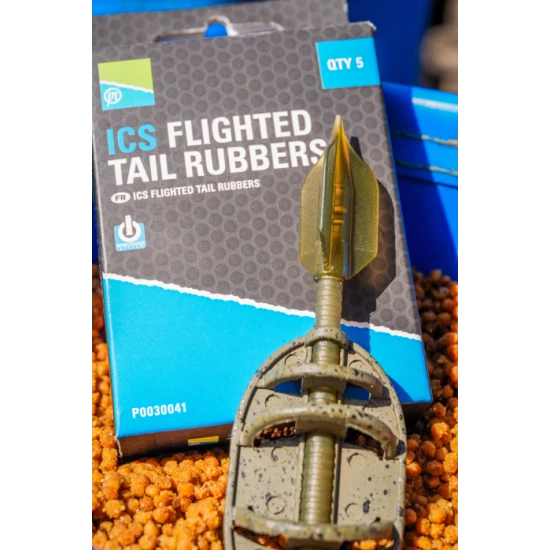 Aripioare Preston Ics Flighted Tail Rubbers, 5buc/pac